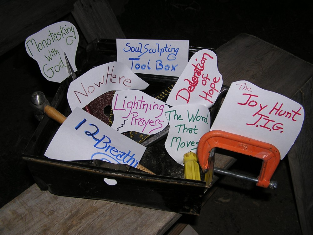 A few tools in the Soul Sculpting Tool Box