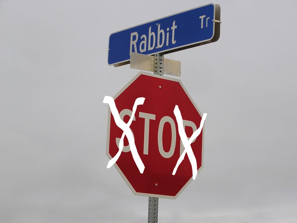 stop sign rabbit_LI