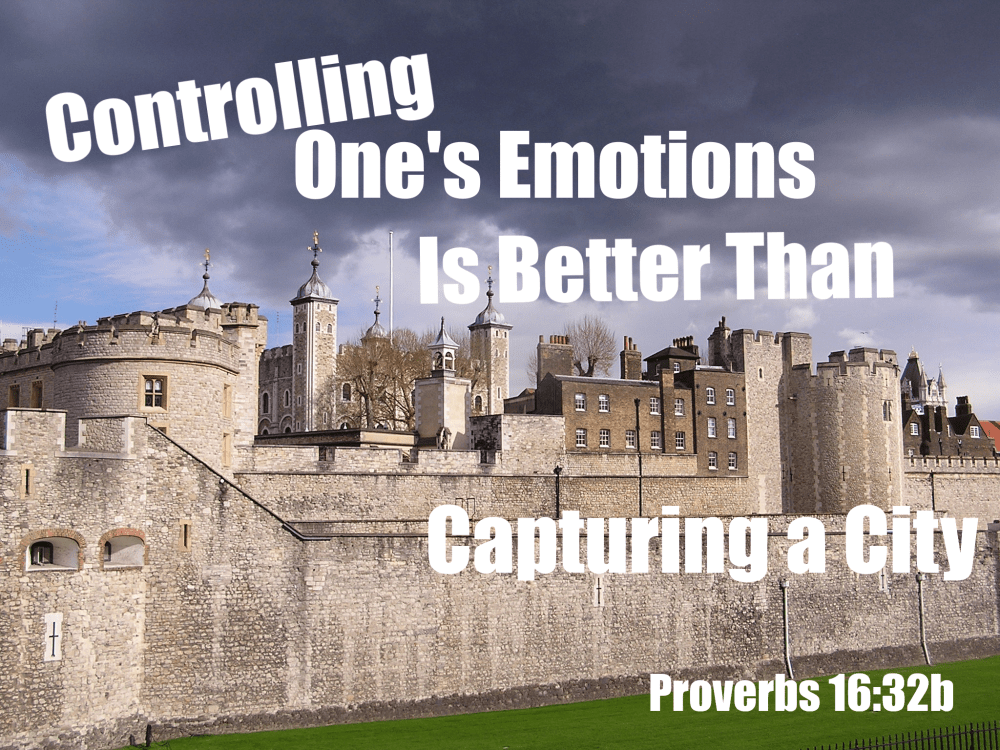 control emotions verse